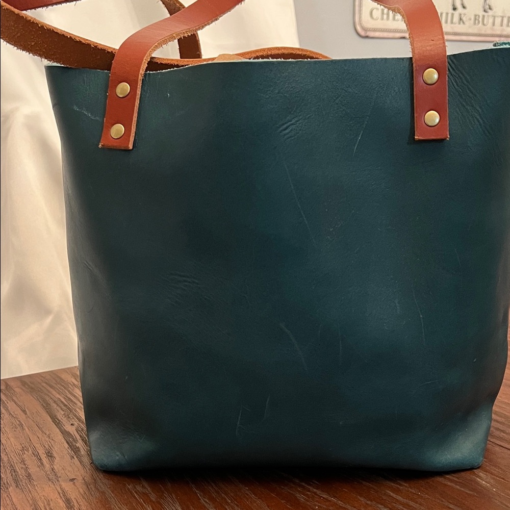 Portland Leather Caribbean Large Leather Tote Bag